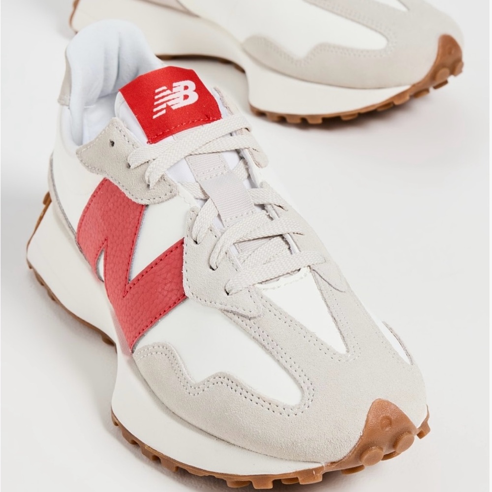 Red New Balance 327 - Women’s Size 7.5 - WORN ONCE